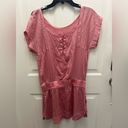 Rebecca Taylor Pink Silk Textured Dress Photo 5