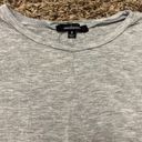 Ambiance Apparel Heather Grey Cropped Long Sleeve Top Photo 2