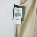 L.L.Bean  Coastal Tan Sunwashed Cotton Canvas Crop Drawstring Cropped Pants XL new Photo 10