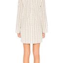 L'Academie  Revolve The Meadow Dress Striped White Gray Long Sleeve  Size S Photo 3