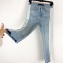 Veronica Beard  Carly 11" Kick Flare Jeans Air 27 Size 25 Side Stripe Crop Fray Photo 11