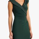 Ralph Lauren NWT Lauren  Leonetta Ruched Green Maxi Formal Evening Dress Photo 2