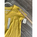 st. john's bay  Women's Size 0X  V-Neck Short Sleeve T-Shirt Modern Gold Photo 5