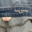 Daisy Laurie Felt Jeans  Denim Flare Medium Wash Bellbottom Flares Women’s Size 6 Photo 8