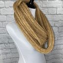 Mixit chunky knit tan infinity scarf one size Photo 2