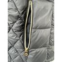 Michael Kors  Womens Jacket Sz M Black Packable Down Quilted Nylon Zip Front Photo 2