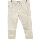 Everlane  Mid-Rise Ankle Jeans Ivory Cream Size 29 Photo 0