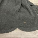 Ralph Lauren Lauren  Gray Hooded Knit Pullover 100% Cotton Sweater Size Medium Photo 6