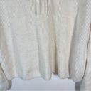 Banana Republic NWT  Ivory Knit Pullover Alpaca Minimalist Cozy Hoodie Size S Photo 2