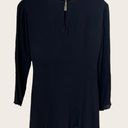 Entro Front Twist Long sleeve Mini Dress Black Size Medium Photo 1