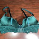 Savage X Fenty Dark Green Lace Bra Photo 3