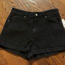 PacSun  Black Denim High Waisted Mom Short Photo 0