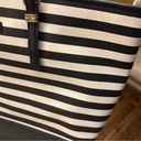 Tommy Hilfiger  navy striped oversized classic preppy carry-all tote bag Photo 7