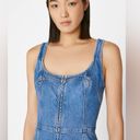 frame denim  Bustier Zip Mini Dress in‎ Sea Level Size Small- NWT Photo 2