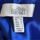 Badgley Mischka BELLE  | Cobalt Blue Eli Halter Dress Sz 2 Photo 5