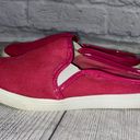 Nine West slip on sneakers pink w/white soles sz 7 women Photo 0