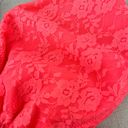 PINK - Victoria's Secret Buy now🎉 VS coral lace bandeau top Photo 3