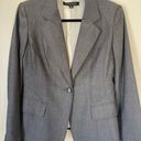 Anne Klein grey wool blend blazer suit jacket stretch lined Women’s size 8P Photo 10