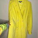 Black Halo  Mellow Yellow Olympia Blazer Mini Formal Dress sz 8 Photo 11