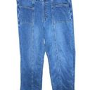 Denim & Co . Stretch Wide Leg Jeans with Seam Detail Medium Wash 14 Reg. Photo 0