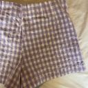 ZARA Plaid High Waisted Shorts Photo 4