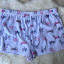 Jaclyn Smith Grey Puppy Dog Print Pajama Shorts Photo 3