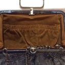 Patricia Nash  Frame Bag Clutch Crossbody Purse in Smoke Ealing Leather New Photo 5