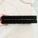 Parker EDIE  Nailed Acrylic Black Suede Clutch Bag Photo 5