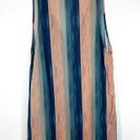 Vix Paula Hermanny  vertical striped Ombre tie dye v neck sleeveless blouse sz L Photo 1