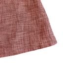 Wilfred  Aritzia Tweed Mini Skirt Coral Cotton Fully Lined Size Small Women's Photo 6