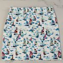 Talbots  Womens Nautical/Sailboat Print Skirt Sz 6P Photo 2