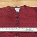 L.L.Bean  women’s 100% lambs wool cardigan sweater size medium. Photo 3