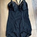 One Piece Vintage Subtract  Size 36C Black Body Shaper Girdle Bodysuit Shapewear Photo 0