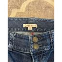 CAbi  straight leg denim jeans size 4 double button closure Photo 2