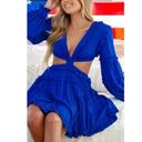 ✨ Ballroom Heart Ruffle Mini Dress✨ Blue Size L Photo 2