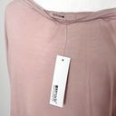 LA Made New  Long Sleeve Pocket Top Soft Modal Knit Dropped Shoulder Pink Photo 9