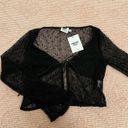 Princess Polly long sleeve black top Photo 5