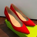 Marc Fisher Red Suede Heels Photo 0