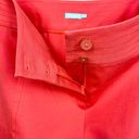 J. McLaughlin  Womens 2 Button Detail Straight Pencil Skirt Coral Back Vent 2 Photo 10