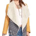 Nordstrom Chaser Leather Fringe Lined Jacket size S Small Photo 0