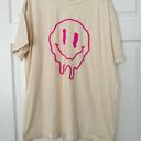 Comfort Colors Drippy Smiley Face Shirt Photo 0