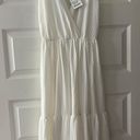 Caution to the Wind White midi dress Photo 0