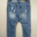 One Teaspoon  Lonely Boys Jeans Size 28 Rigid Low Waist Relaxed Hip Drop Crotch Photo 3