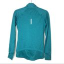 Reebok  | Teal Athletic Pullover 1/4 Zip Jacket XS Photo 5