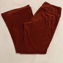 No Bo  Pull On Flare Pants Textured Burnt Orange
Wide Leg Woman's Pants size L Photo 0