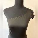 Karlie One-Shoulder Bodycon Midi Dress Black Size Small Photo 9