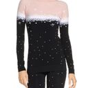 Sweaty Betty  Fade Pink Black Graphic Ski Snowboard Turtleneck Base Layer Top XS Photo 3