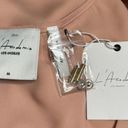 L'Academie  Cold Shoulder Long Sleeve V Neck Blush Top Size M NWT $139 Photo 7