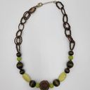 Coldwater Creek Vintage  Beaded Stone Necklace Chunky Boho Fashion Accessories Photo 5