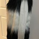 Ombre faux Fur Jacket Black Size M Photo 1